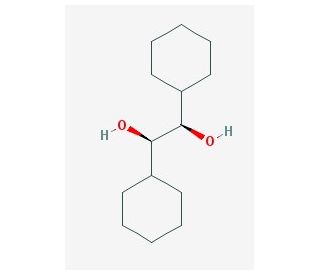 (1R,2R)-1,2-Dicyclohexyl-1,2-ethanediol (CAS 120850-92-2) - chemical structure image