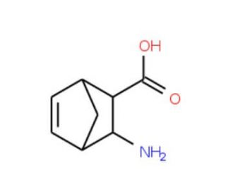 (1R,2R,3S,4S)-(&minus;)-3-aminobicyclo[2.2.1]hept-5-ene-2-carboxylic acid (CAS 202187-28-8) - chemical structure image