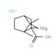 (1R,2R,4R)-2-amino-1,7,7-trimethylbicyclo[2.2.1]heptane-2-carboxylic acid hydrochloride - chemical structure image