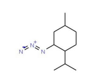 (1R,2R,4R)-2-Azido-1-isopropyl-4-methylcyclohexane (CAS 898543-45-8) - chemical structure image