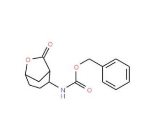 (1R*,2R*,5R*)-(7-Oxo-6-oxa-bicyclo[3.2.1]oct-2-yl)-carbamic acid benzyl ester (CAS 935470-08-9) - chemical structure image