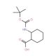 Estructura molecular de (1R,2R)-Boc-aminocyclohexane carboxylic acid, Número CAS: 233661-54-6 (1R,2R)-Boc-aminocyclohexane carboxylic acid (CAS 233661-54-6) - chemical structure image
