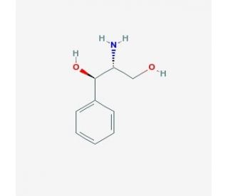 (1R,2R)-(&minus;)-2-Amino-1-phenyl-1,3-propanediol (CAS 46032-98-8) - chemical structure image