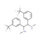 (1R,2R)-(+)-N,N′-Dimethyl-1,2-bis[3-(trifluoromethyl)phenyl]ethylenediamine (CAS 137944-39-9) - chemical structure image