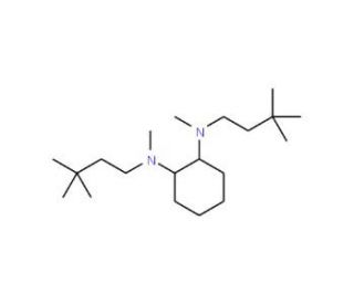 (1R,2R)-N,N&prime;-Dimethyl-N,N&prime;-bis(3,3-dimethylbutyl)cyclohexane-1,2-diamine (CAS 644958-86-1) - chemical structure image