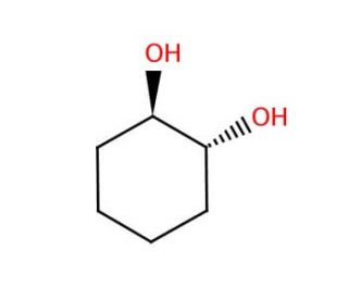 (1R,2R)-trans-1,2-Cyclohexanediol (CAS 1072-86-2) - chemical structure image