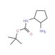 (1R,2R)-trans-N-Boc-1,2-cyclopentanediamine (CAS 1016971-66-6) - chemical structure image