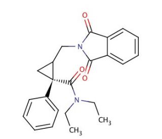 (1R,2S)-2-[(1,3-Dihydro-1,3-dioxo-2H-isoindol-2-yl)methyl]-N,N-diethyl-1-phenylcyclopropanecarboxamide (CAS 105310-75-6) - ch