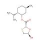 (1R,2S,5R)-Menthyl-5R-hydroxy-[1,3]-oxathiolane-2R-carboxylate (CAS 147126-62-3) - chemical structure image