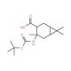(1R,3R,4S,6S)-4-tert-Butoxycarbonylamino-4,7,7-trimethyl-bicyclo[4.1.0]heptane-3-carboxylic acid (CAS 654680-62-3) - chemical