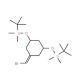 (1R,3R)-5-(Bromomethylene)-1,3-bis(tert-butyldimethylsilyloxy)cyclohexane (CAS 387834-41-5) - chemical structure image