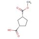 (1R,3S)-1,3-Cyclopentanedicarboxylic Acid 1-Methyl Ester - chemical structure image