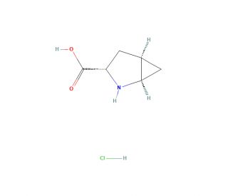 (1R,3S,5R)-2-azabicyclo[3.1.0]hexane-3-carboxylic acid hydrochloride - chemical structure image