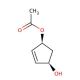 (1R,4S)-cis-4-Acetoxy-2-cyclopenten-1-ol (CAS 60176-77-4) - chemical structure image