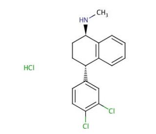 (1R,4S) Sertraline Hydrochloride (CAS 79896-32-5) - chemical structure image