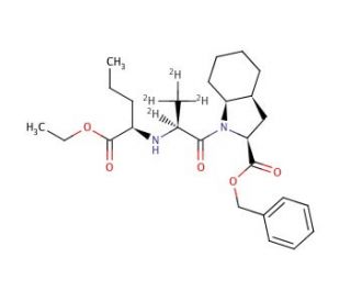 (1R) Perindopril-d4 Benzyl Ester - chemical structure image
