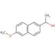 (1RS)-1-(6-Methoxy-2-naphthyl)ethanol (Naproxen Impurity K) (CAS 77301-42-9) - chemical structure image