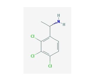 (1S)-1-(2,3,4-trichlorophenyl)ethanamine - chemical structure image