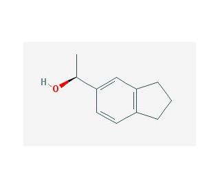 (1S)-1-(2,3-dihydro-1H-inden-5-yl)ethanol - chemical structure image