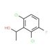 (1S)-1-(2,6-dichloro-3-fluorophenyl)ethan-1-ol (CAS 877397-65-4) - chemical structure image