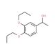 (1S)-1-(3,4-dipropoxyphenyl)ethanol - chemical structure image