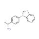 (1S)-1-[4-(1H-benzimidazol-1-yl)phenyl]ethanamine - chemical structure image