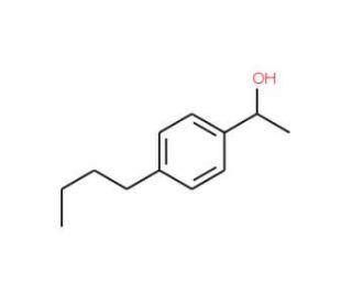 (1S)-1-(4-butylphenyl)ethanol - chemical structure image