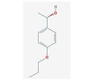 (1S)-1-(4-propoxyphenyl)ethanol - chemical structure image