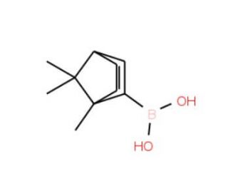 (1S)-1,7,7-Trimethylbicyclo[2.2.1]hept-2-en-2-ylboronic acid (CAS 871333-99-2) - chemical structure image