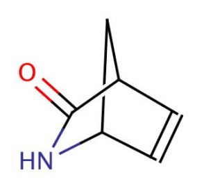 (1S)-(&plus;)-2-Azabicyclo[2.2.1]hept-5-en-3-one (CAS 130931-83-8) - chemical structure image