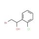 (1S)-2-bromo-1-(2-chlorophenyl)ethanol - chemical structure image