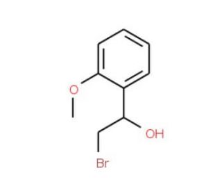 (1S)-2-bromo-1-(2-methoxyphenyl)ethanol - chemical structure image