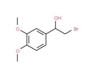 (1S)-2-bromo-1-(3,4-dimethoxyphenyl)ethanol - chemical structure image