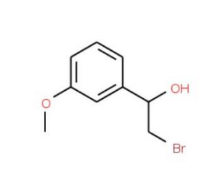 (1S)-2-bromo-1-(3-methoxyphenyl)ethanol - chemical structure image
