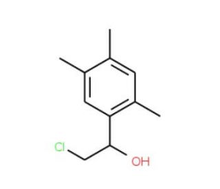 (1S)-2-chloro-1-(2,4,5-trimethylphenyl)ethanol - chemical structure image