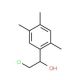 (1S)-2-chloro-1-(2,4,5-trimethylphenyl)ethanol - chemical structure image