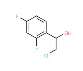 (1S)-2-chloro-1-(2,4-difluorophenyl)ethanol - chemical structure image
