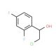(1S)-2-chloro-1-(2,4-difluorophenyl)ethanol - chemical structure image