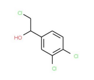 (1S)-2-chloro-1-(3,4-dichlorophenyl)ethanol (CAS 256474-24-5) - chemical structure image