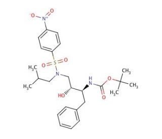 [(1S,2R)-1-Benzyl-2-hydroxy-3-[isobutyl[(4-nitro-phenyl)sulfonyl)]amino]propyl]-carbamic Acid tert-Butyl Ester (CAS 191226-98