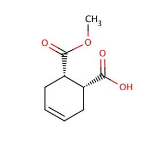 (1S,2R)-1-Methyl cis-1,2,3,6-tetrahydrophthalate (CAS 88335-93-7) - chemical structure image