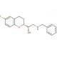 (1S,2R)-2-(2-Benzylamino-1-hydroxyethyl)-6-fluorochromane - chemical structure image