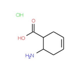 (1S,2R)-(&minus;)-2-Amino-1-cyclohex-4-enecarboxylic acid hydrochloride (CAS 795309-07-8) - chemical structure image