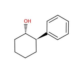 (1S,2R)-(&plus;)-trans-2-Phenyl-1-cyclohexanol (CAS 34281-92-0) - chemical structure image