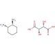 (1S,2S)-(−)-1,2-Diaminocyclohexane D-tartrate (CAS 67333-70-4) - chemical structure image