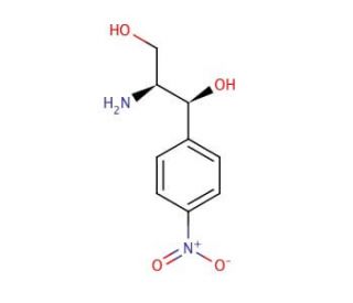 (1S,2S)-(&plus;)-2-Amino-1-(4-nitrophenyl)-1,3-propanediol (CAS 2964-48-9) - chemical structure image