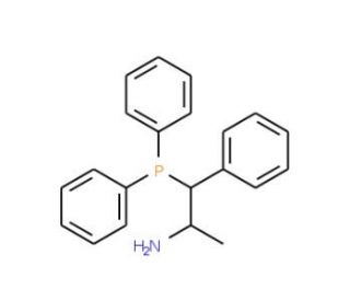 (1S,2S)-(2-Amino-1-phenylpropyl)diphenylphosphine (CAS 341968-71-6) - chemical structure image