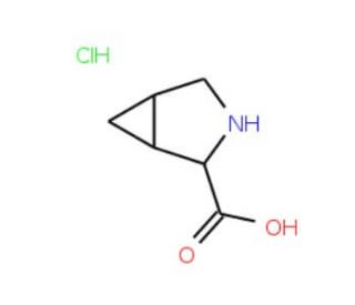 (1S,2S,5R)-3-azabicyclo[3.1.0]hexane-2-carboxylic acid hydrochloride - chemical structure image