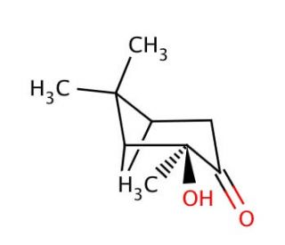 (&minus;)-(1S,2S,5S)-2-Hydroxy-3-pinanone (CAS 1845-25-6) - chemical structure image
