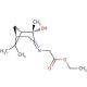 (1S,2S,5S)-Ethyl [(2-Hydroxypinan-3-ylene)amino]acetate (CAS 90473-00-0) - chemical structure image